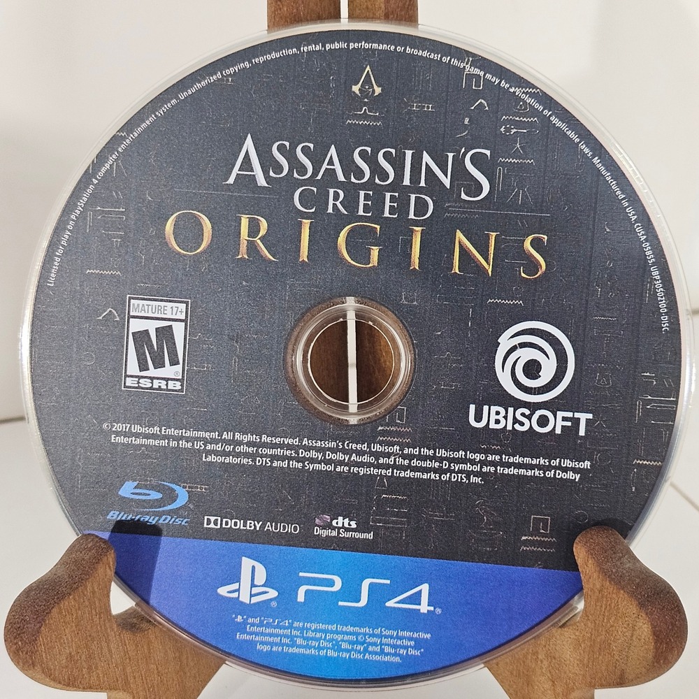 Assassins Creed Origins PS4 PlayStation 4 Ubisoft Action Adventure Game Disc